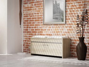 Sedací botník Degas dub sonoma