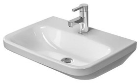 DURAVIT DuraStyle Med závesné umývadlo bez otvoru, bez prepadu, 600 mm x 440 mm, s povrchom WonderGliss, 23246000701