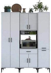 Set kuchynských skriniek Jenaretta 19 (biela + čierna). Vlastná spoľahlivá doprava až k Vám domov. 1107091