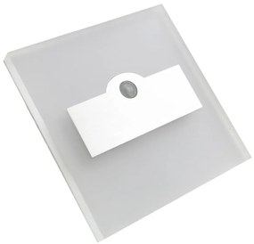 Schodiskové LED svietidlo Lumi, 1x LED 0,6w, 3000k, w, pohybový senzor