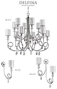 Jupiter 1596 - DE 12 CH - Luster DELFINA 12xE14/40W