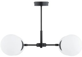 Luster na tyči FOTON 4xE14/10W/230V čierna