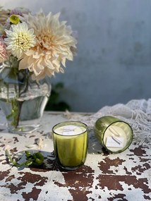 Vonná sviečka Marie, jarná lúka, 320 ml – olivová