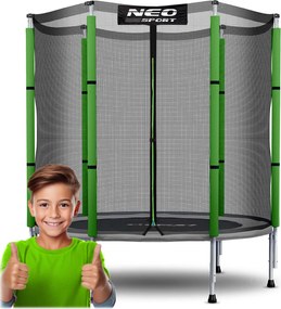 Detská záhradná trampolína 140 cm 4,5´ Neo-Sport NS-04Z240F