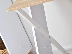 PC stolík Aspart (dub + biela). Vlastná spoľahlivá doprava až k Vám domov. 1109726