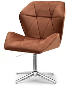 Kreslo Velma S (medená + chrómová). Akcia -19%. Vlastná spoľahlivá doprava až k Vám domov. 1110474