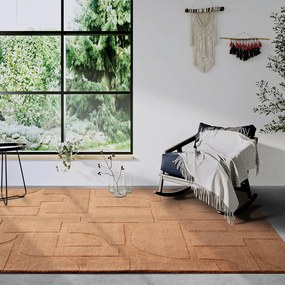 Hnedý ručne tkaný vlnený koberec 160x230 cm Alexis – Villeroy&amp;Boch