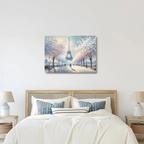 Sklenený obraz - Maľba z Paríža (70x50 cm)