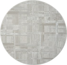 My Flair, Kusový koberec My Favorite CA60026 creme kruh, 120x120 (priemer) kruh, béžová, chodba / predsieň