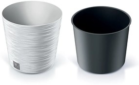 Kvetináč FUSU biely