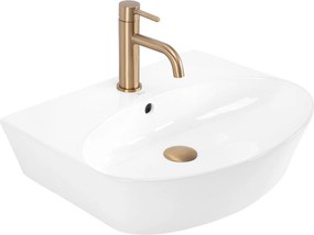 Rea Kim, keramické umývadlo na dosku 515x420x140mm, biela lesklá, REA-U6682