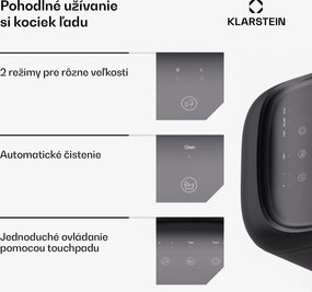 Klarstein SparkIce stroj na výrobu ľadu, 2 režimy, 1,5 l studenej vody, automatické čistenie, 15 kg/24 hod