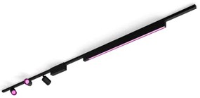 Philips-SADA 4xLED RGB Stmievateľné svietidlo do lištového systému Hue LED RGB/44,6W/230V