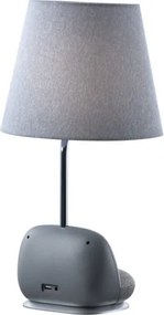 Immax 09109L - LED stmievateľná stolná lampa s bezdrôtovým nabíjaním Qi SOFA LED/6W/230V sivá