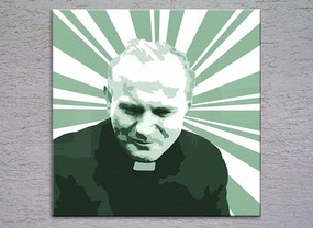 Ručne maľovaný POP Art obraz JÁN PAVOL II. | rôzne rozmery