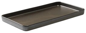 Raw Metallic Brown- rectangular dish