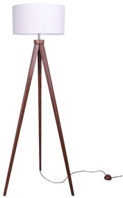 Stojacia lampa Indigo, 1x textilné tienidlo (výber zo 7 farieb), (výber z 5 farieb konštrukcie)