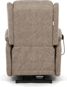 Polohovacie kreslo béžové, elektrické TV-L8902 LAN3