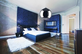 Industriálny luster Silver Ball 40