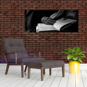 Obraz - Kniha (120x50 cm)