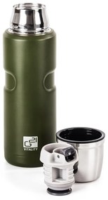 Termofľaša G21 na pitie, 500 ml, khaki zelená 60022402