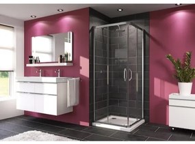 Sprchový kút čtverec 80x80 cm Hüppe Next 140102.069.322, 1 ks