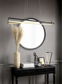 Trio - LED stmievateľný luster na lane EDGE LED/35W/230V 2300/3000/4000K čierna