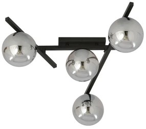 Stropné svietidlo SMART 4xE14/10W/230V čierna/šedá