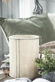 Lampáš na sviečku s látkovými stranami, vel.S