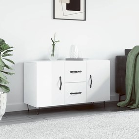 Komoda, lesklá biela 100x36x60 cm, kompozitné drevo 828166