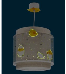 Dalber 76872 - Detský luster BABY CHICK 1xE27/15W/230V