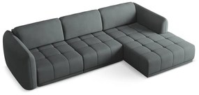 Tmavosivá rohová pohovka (pravý roh) Hoku – Makamii