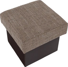 Taburetka T1 - cappuccino / tmavohnedá