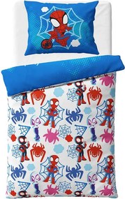 Obojstranné bavlnené posteľné obliečky Spidey a jeho úžasní priatelia - 100% bavlna - 70x90 cm + 140x200 cm
