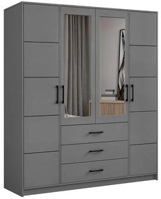 Skriňa Belluno 200 grafit