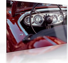 Sklenený obraz - Detail automobilu (70x50 cm)