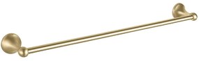 Rea Retro, kúpeľňový 1-ramenný vešiak na uterák 60cm 332870, zlatá matná, REA-06921