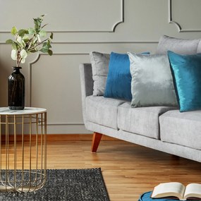 DEKORAČNÁ OBLIEČKA NA VANKÚŠ SAMANTA 40X40 CM PÚDROVO RUŽOVÁ