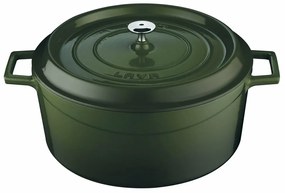 LAVA Metal Liatinový hrniec pr. 28 cm, zelená, 6,7 l