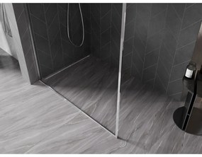 Mexen Kioto-XF, sprchová zástena s rámom 120 x 202 cm, 10mm číre sklo, chrómový profil, 800-120-104-01-00-X