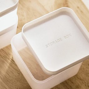 Sada troch úložných boxov GIZMO biele 883472