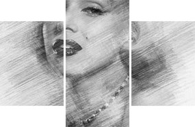 Obraz - Portrén Merilyn Monroe (90x60 cm)