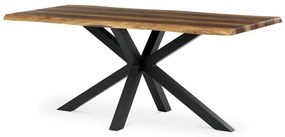 Autronic BONTEC Jedálenský stôl 180x90cm, mdf, old wood, HT-F4618 GREY Farba: Hnedá