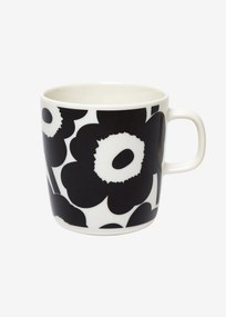 Marimekko Hrnček Oiva Unikko 400ml čierny