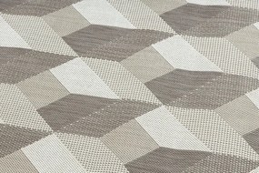 Koberec Floorlux sizal flat 48624/686 3D kocky
