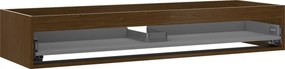Mexen Box-A, závesná skrinka 140 cm, 1 zásuvka, orech, 91AX0-1400-235-1-86