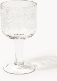 Ručne fúkané poháre na víno so vzduchovými bublinkami Hippolyte, 4 ks