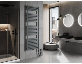 Mexen Uran, elektrické vykurovacie teleso 1800x600 mm + vykurovacia tyč 900 W, antracitová, W105-1800-600-2900-66