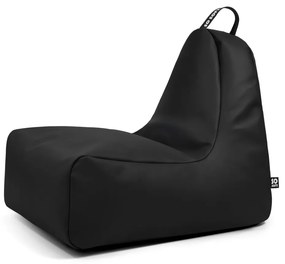 Čierny sedací vak z imitácie kože Chill XL – So Soft?