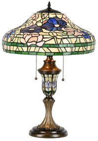 Stolná lampa Tiffany Destini - 46x60 cm E27/max 2x60W